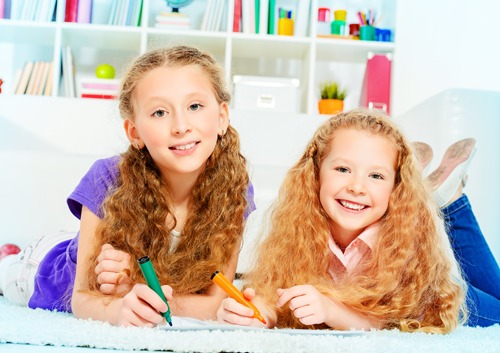 young girls What Are The Benefits Of Early Orthodontic Treatment?coloring